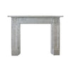 Corinthian Italian Carrara Marble Mantle