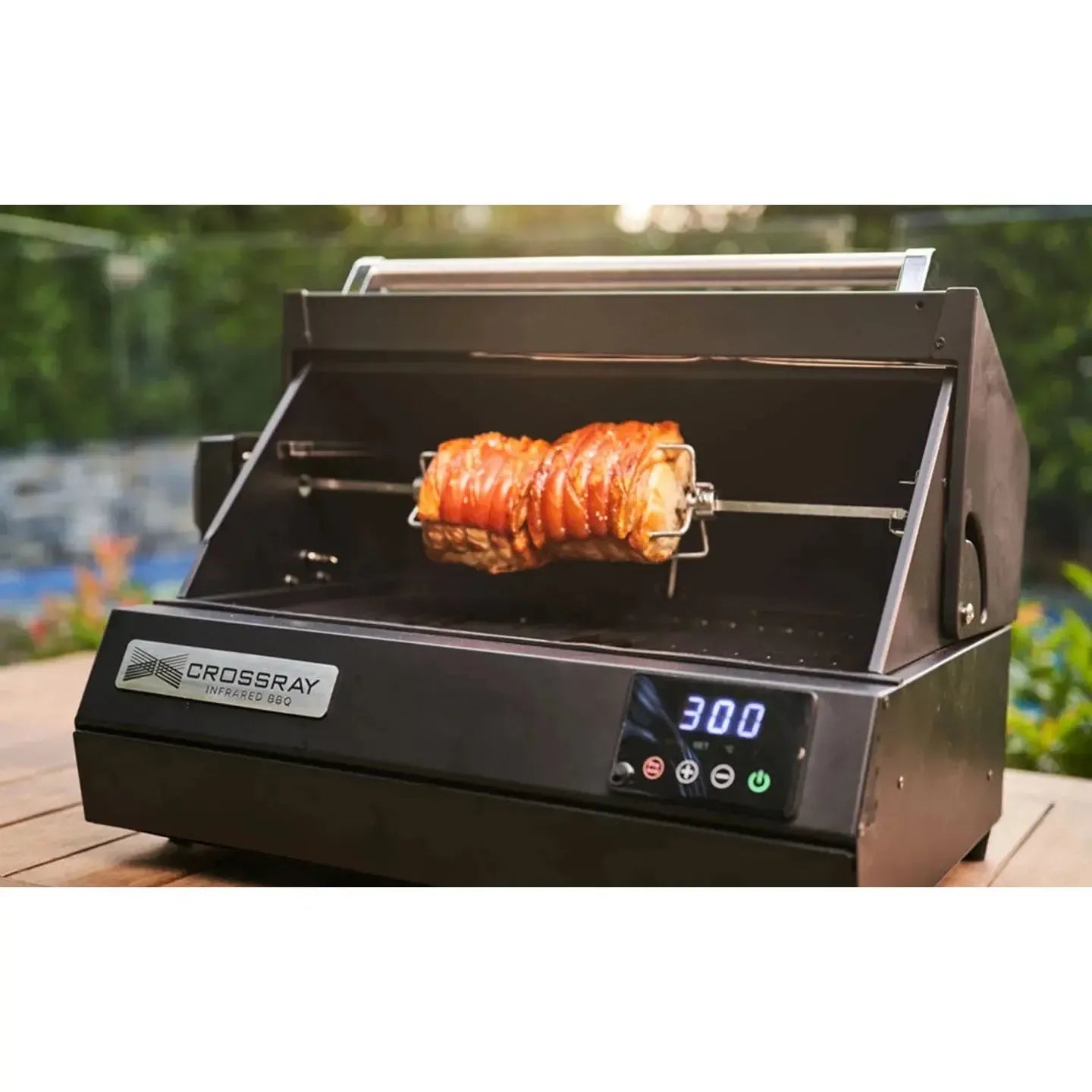 Crossray Rotisserie Kit for the eXtreme Electric BBQ