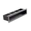 Darco V Open Vent 90cm x 7cm - Black