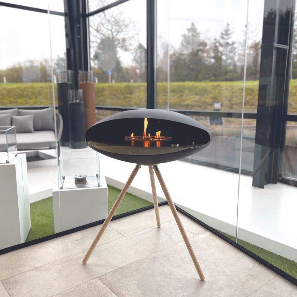 Decoflame Espoo Net Zero Freestanding Automatic Ethanol Fireplace