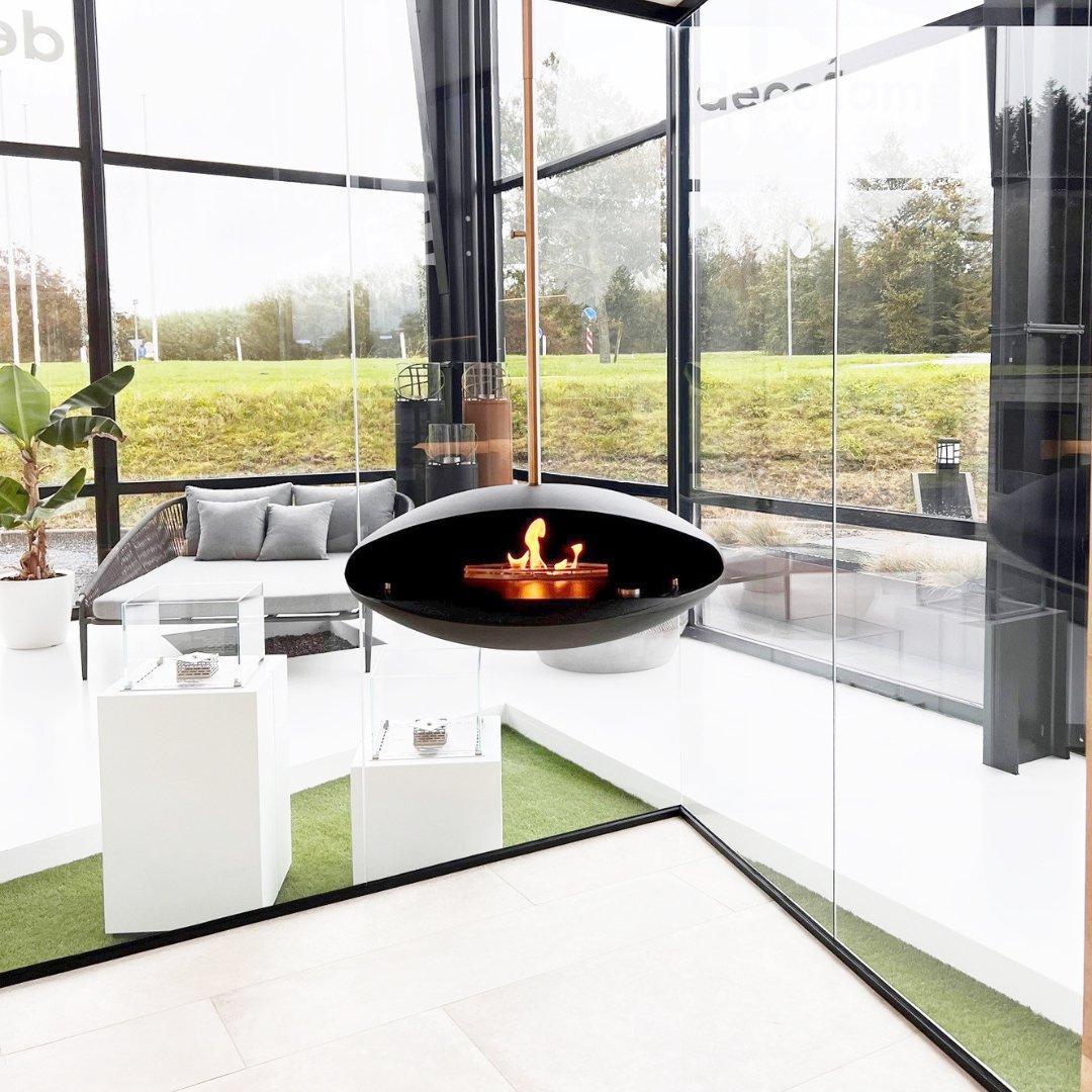 Decoflame Espoo Net Zero Suspended Automatic Ethanol Fireplace