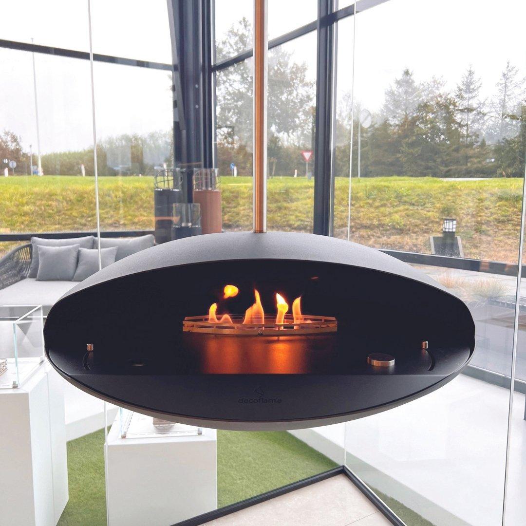 Decoflame Espoo Net Zero Suspended Automatic Ethanol Fireplace