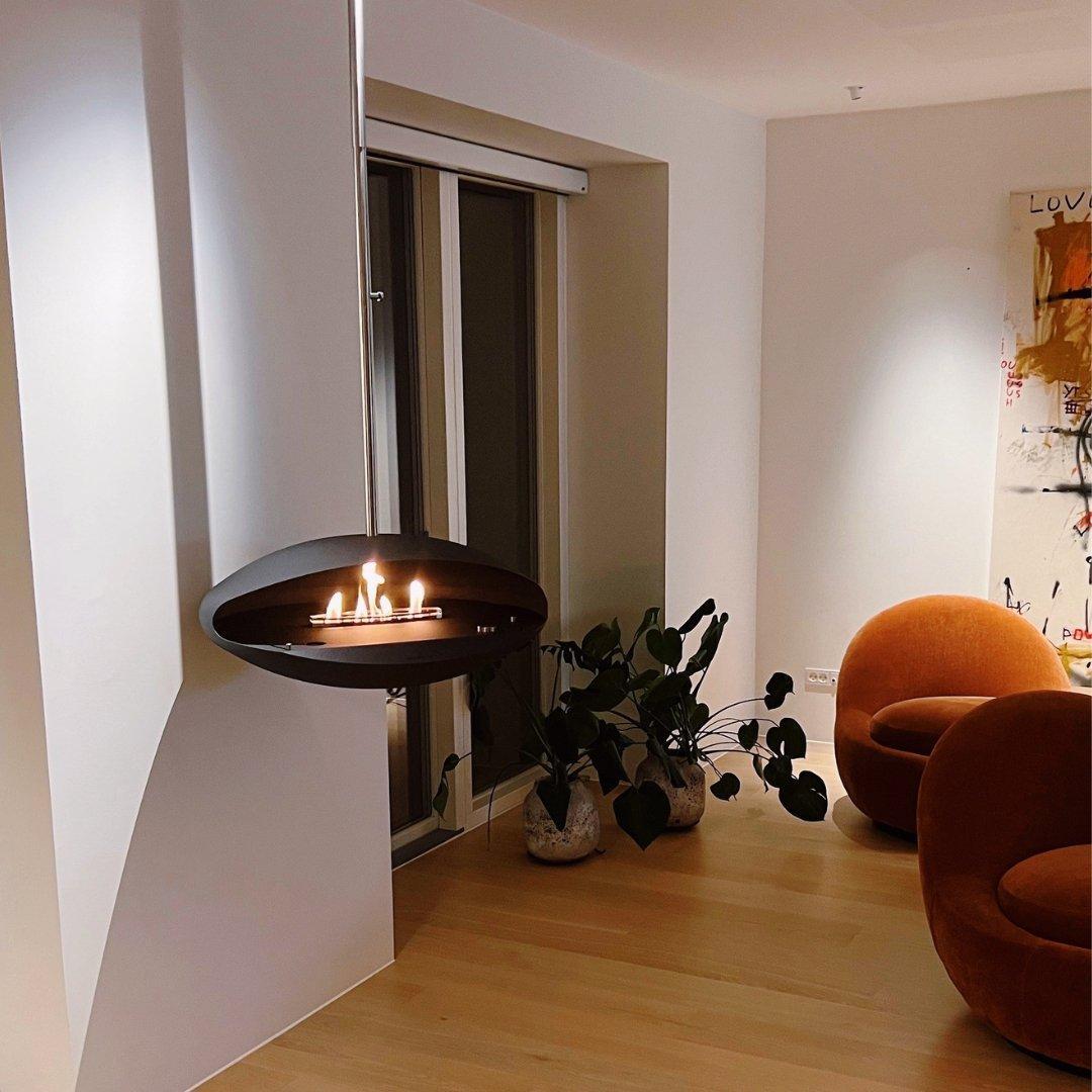Decoflame Espoo Net Zero Suspended Automatic Ethanol Fireplace