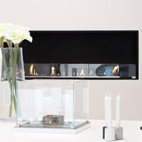 Decoflame Montreal Front Facing Ethanol Fireplace with Net Zero Burner