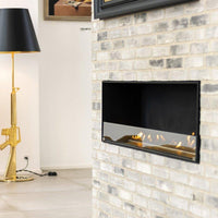 Decoflame Montreal Front Facing Ethanol Fireplace with Net Zero Burner
