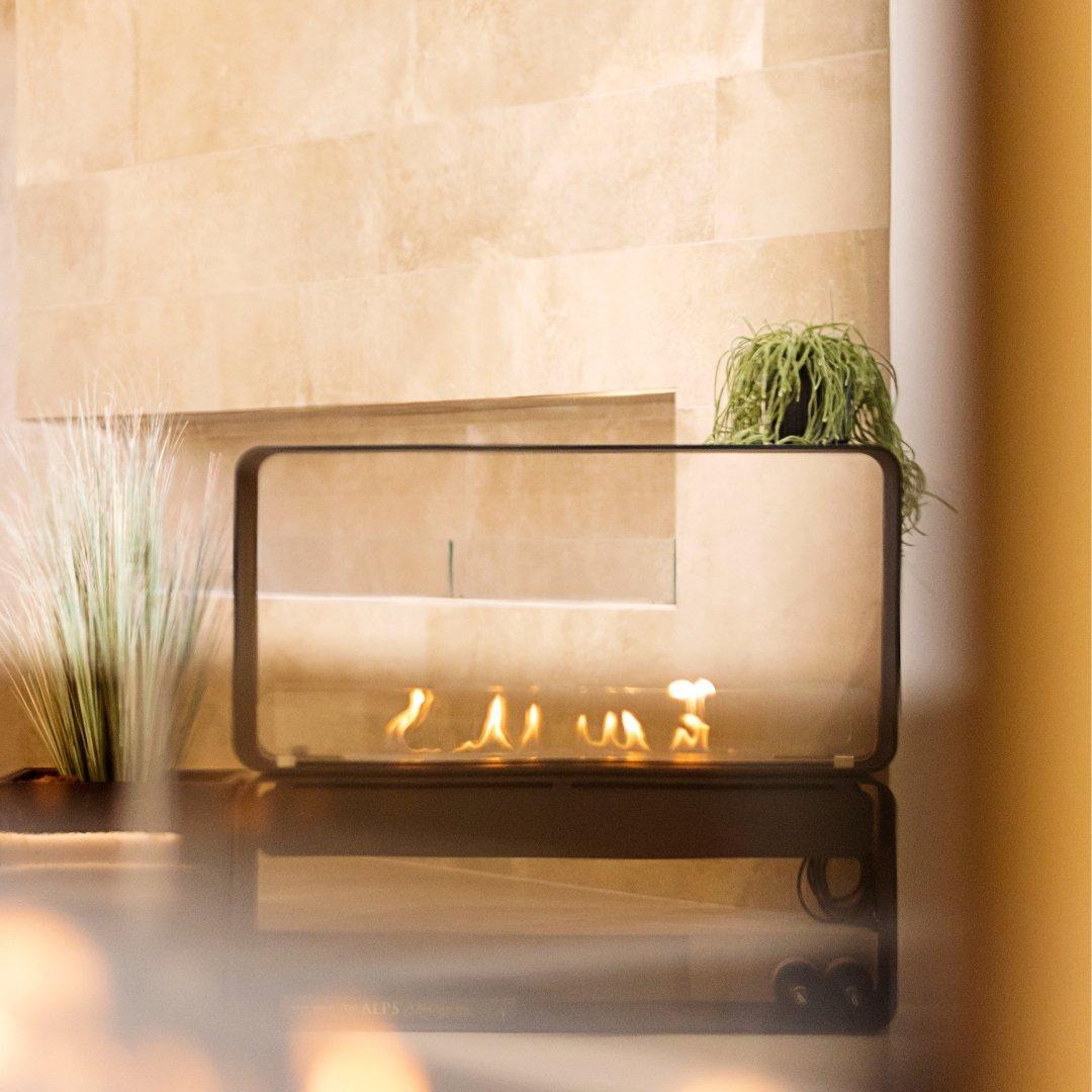 Decoflame Net Zero Austin Freestanding Ethanol Fireplace