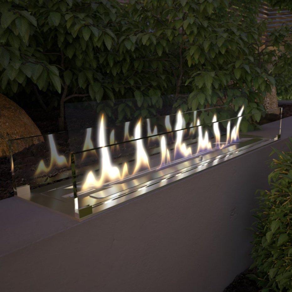 Decoflame Outdoor Net Zero Manual 980mm Built-in Ethanol Fireplace