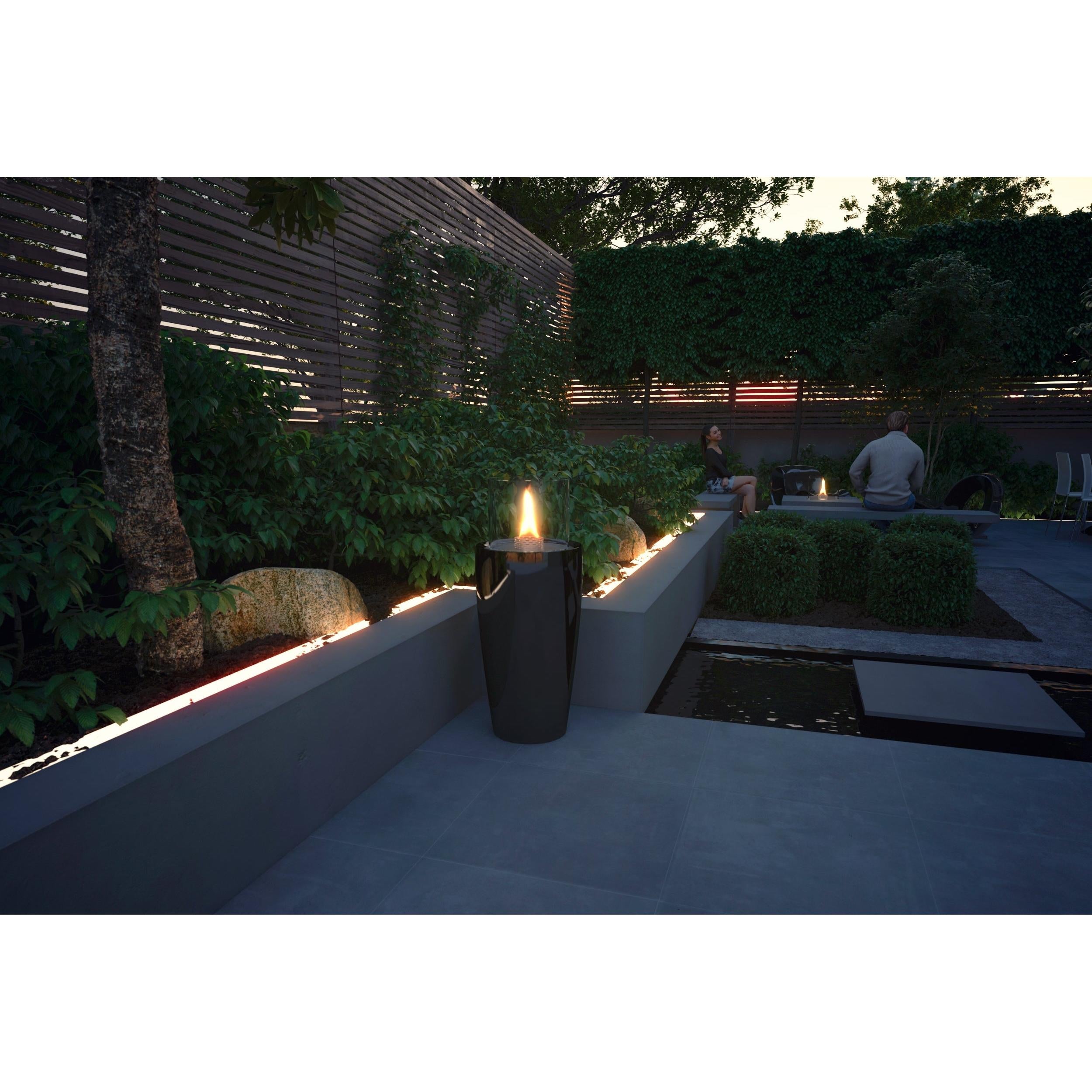 Decoflame Outdoor Net Zero Manual Nice Round Freestanding Ethanol Fireplace