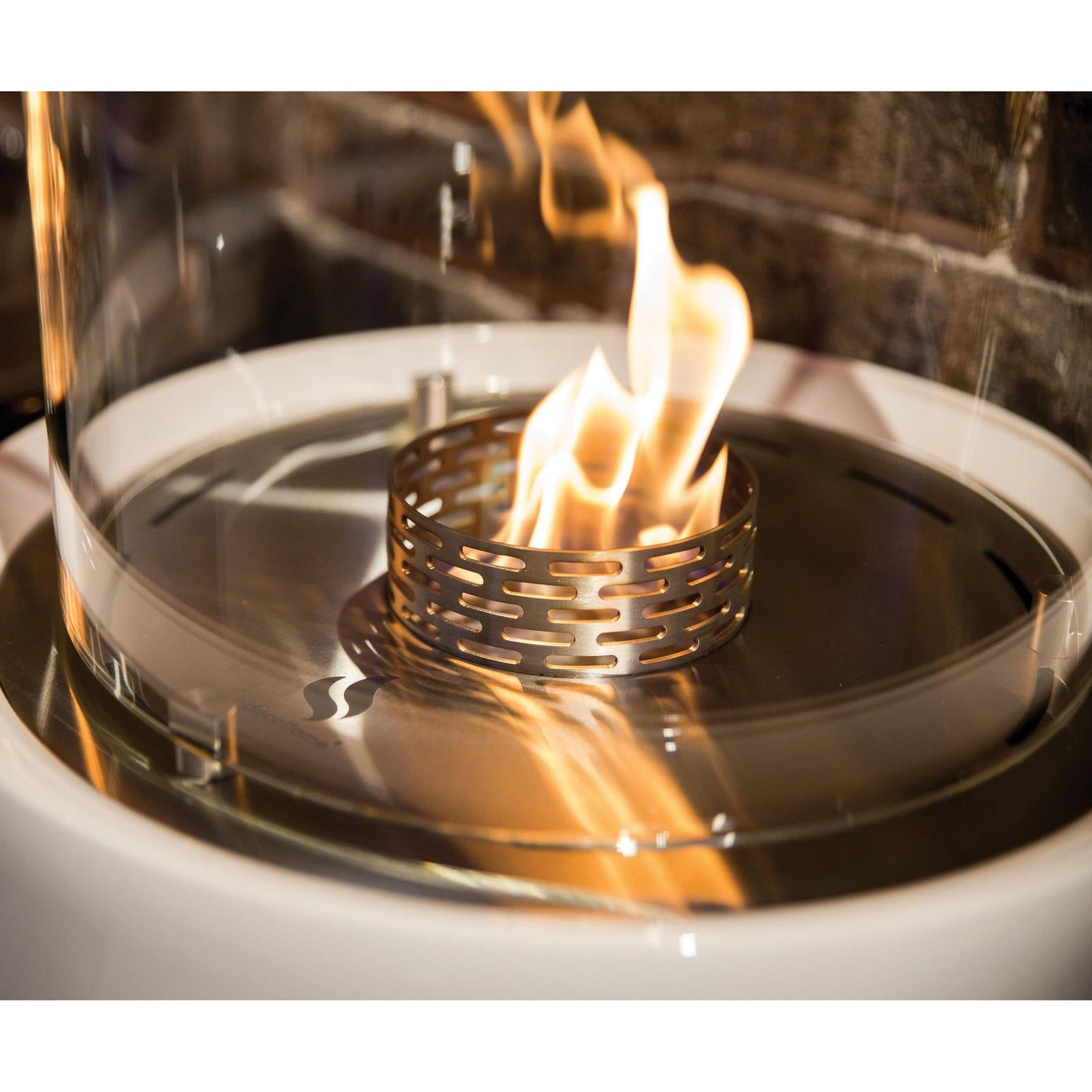 Decoflame Outdoor Net Zero Manual Nice Round Freestanding Ethanol Fireplace