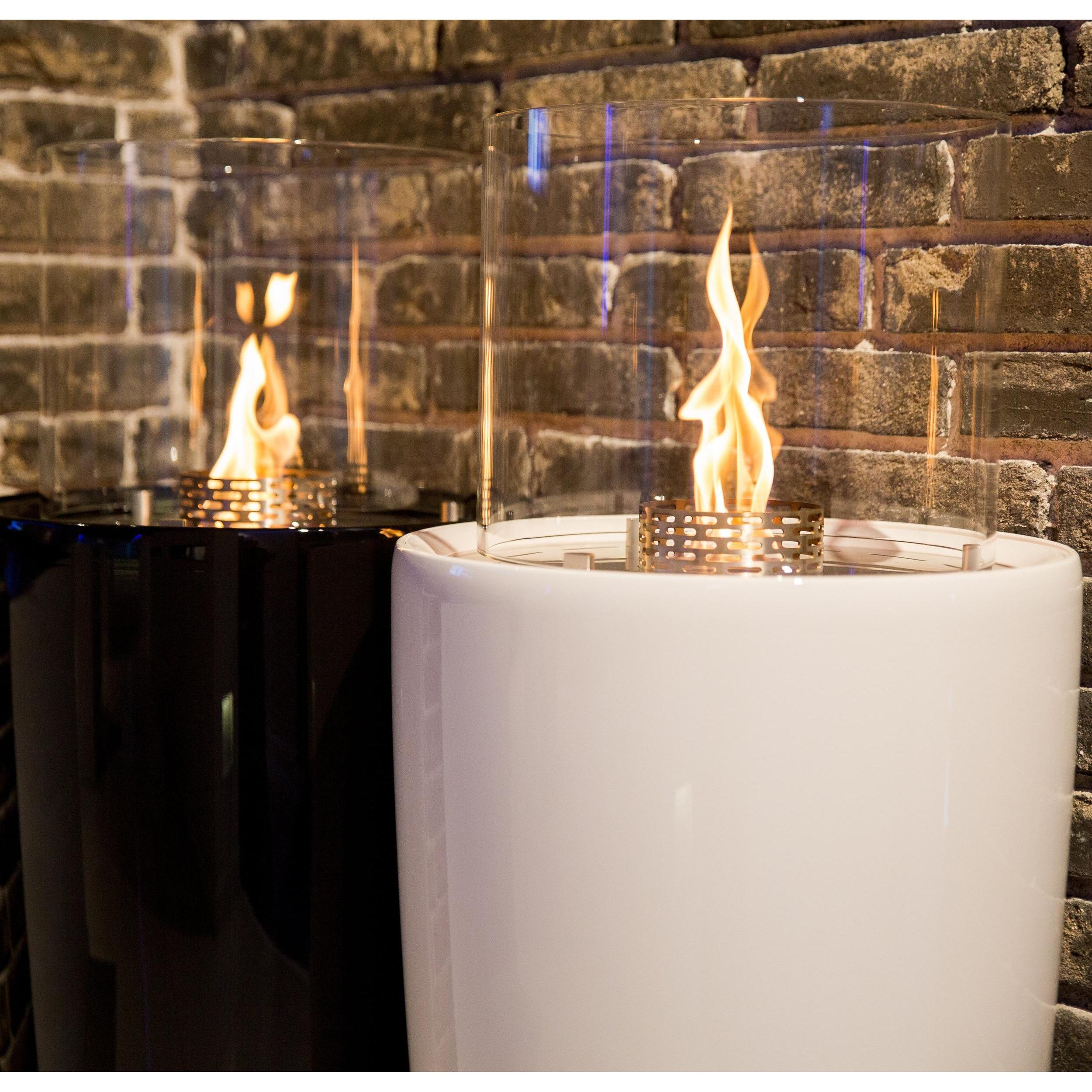 Decoflame Outdoor Net Zero Manual Nice Round Freestanding Ethanol Fireplace