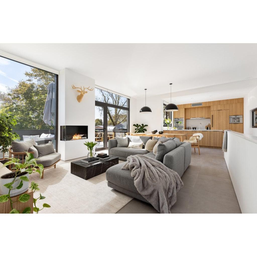 Ecosmart Flex Left Corner Ethanol Fireplace