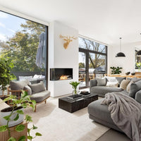 Ecosmart Flex Left Corner Ethanol Fireplace