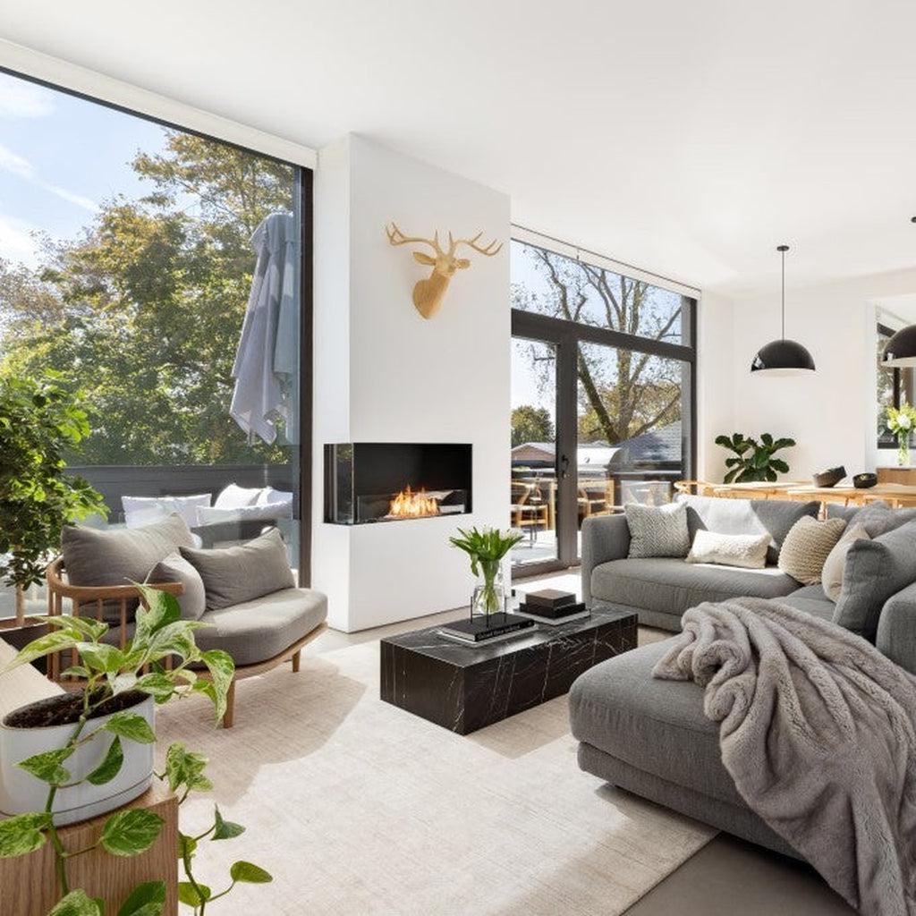 Ecosmart Flex Left Corner Ethanol Fireplace