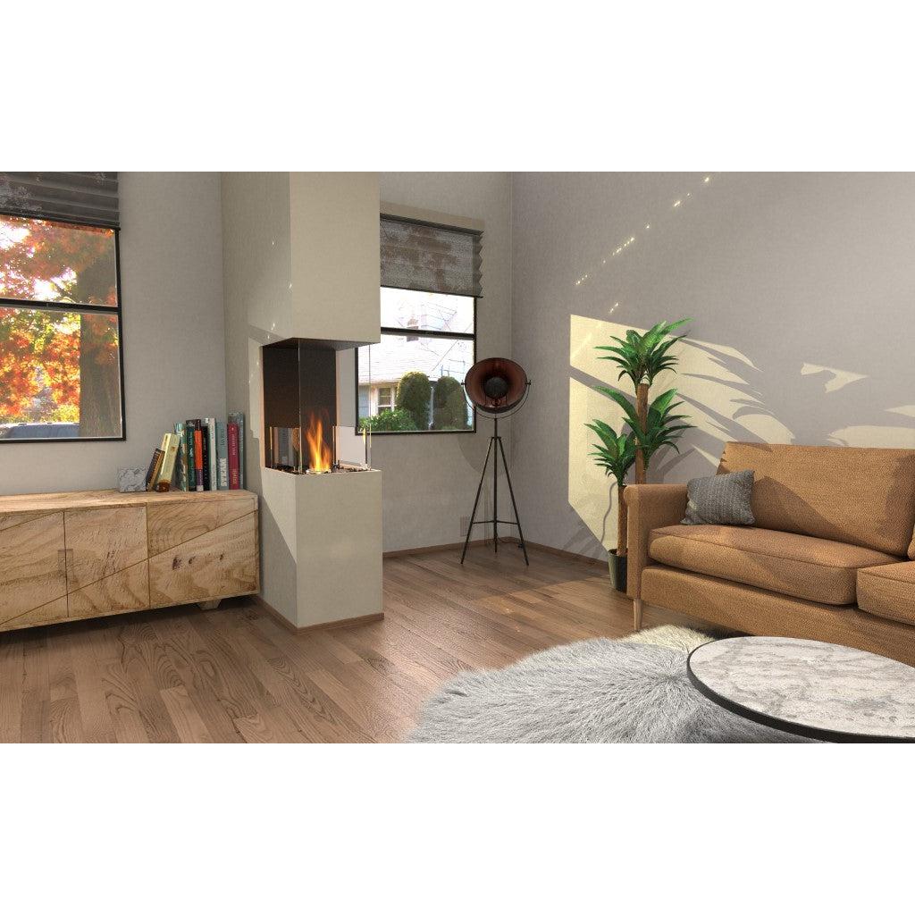 Ecosmart Flex Peninsula Ethanol Fireplace