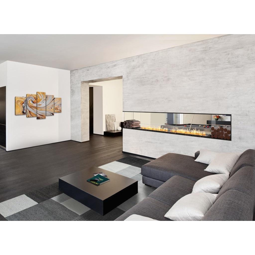 Ecosmart Flex Peninsula Ethanol Fireplace