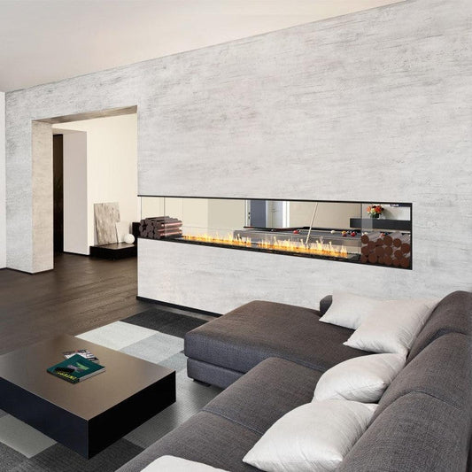 Ecosmart Flex Peninsula Ethanol Fireplace
