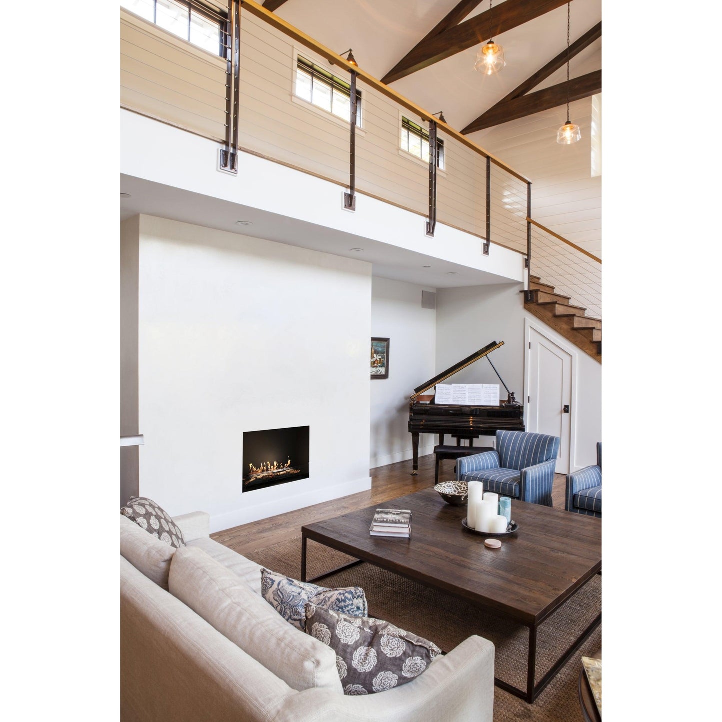 Ecosmart Heritage 56SS Ethanol Fireplace