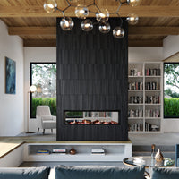 Real Flame Element 1200 Double Sided Gas Fireplace