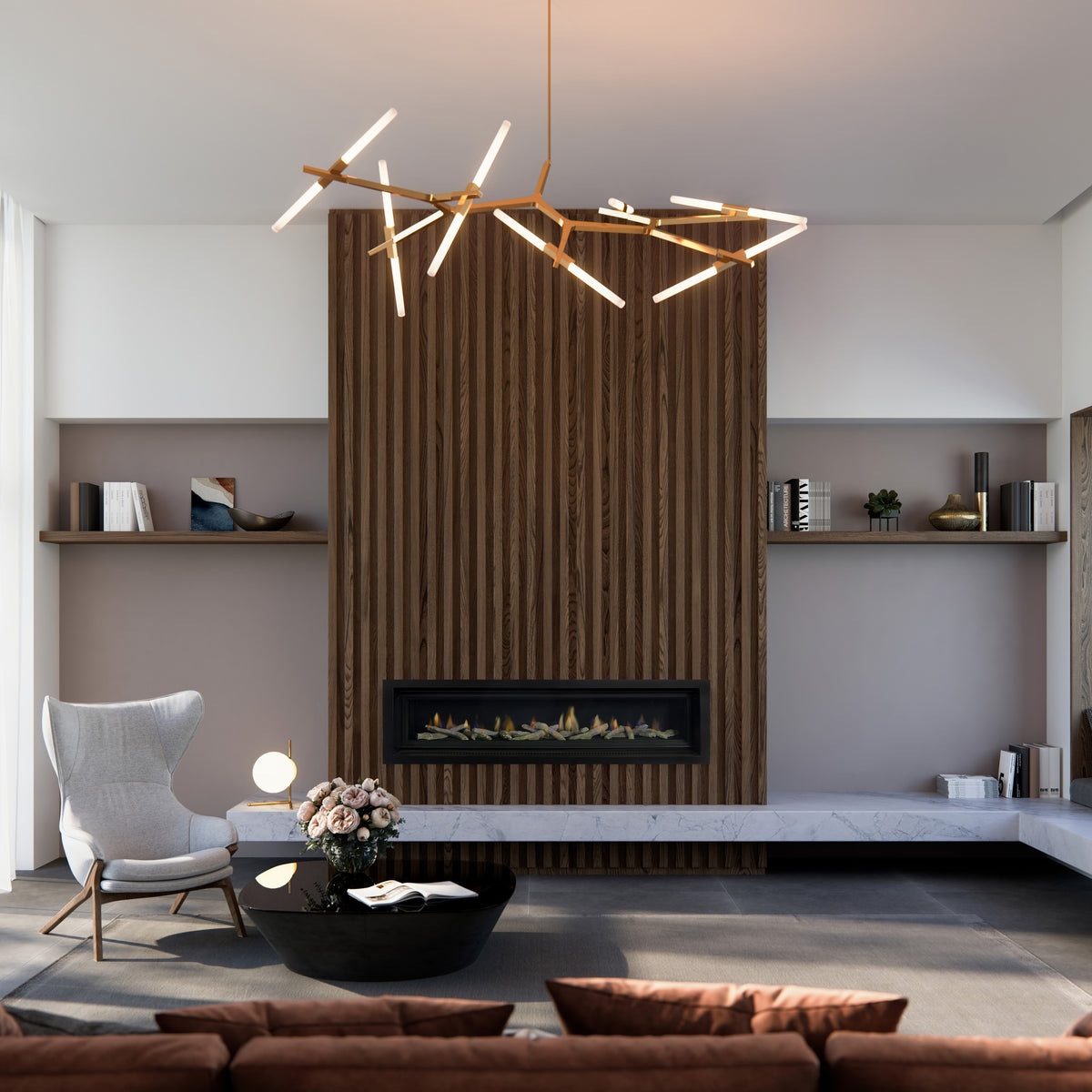 Real Flame Element 1800 MK2 Gas Fireplace