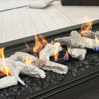 Real Flame Element 1200 Double Sided Gas Fireplace