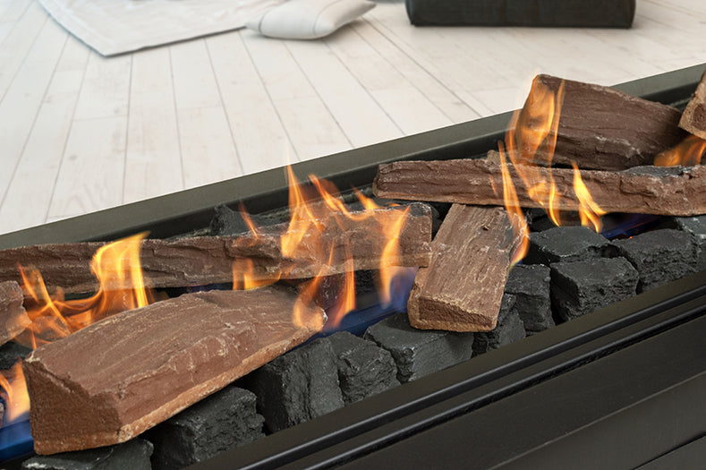 Real Flame Element 1200 Double Sided Gas Fireplace