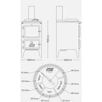 Esse Bakeheart Wood Cooker