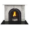 Evandale Arched Sr Marble Mantle White