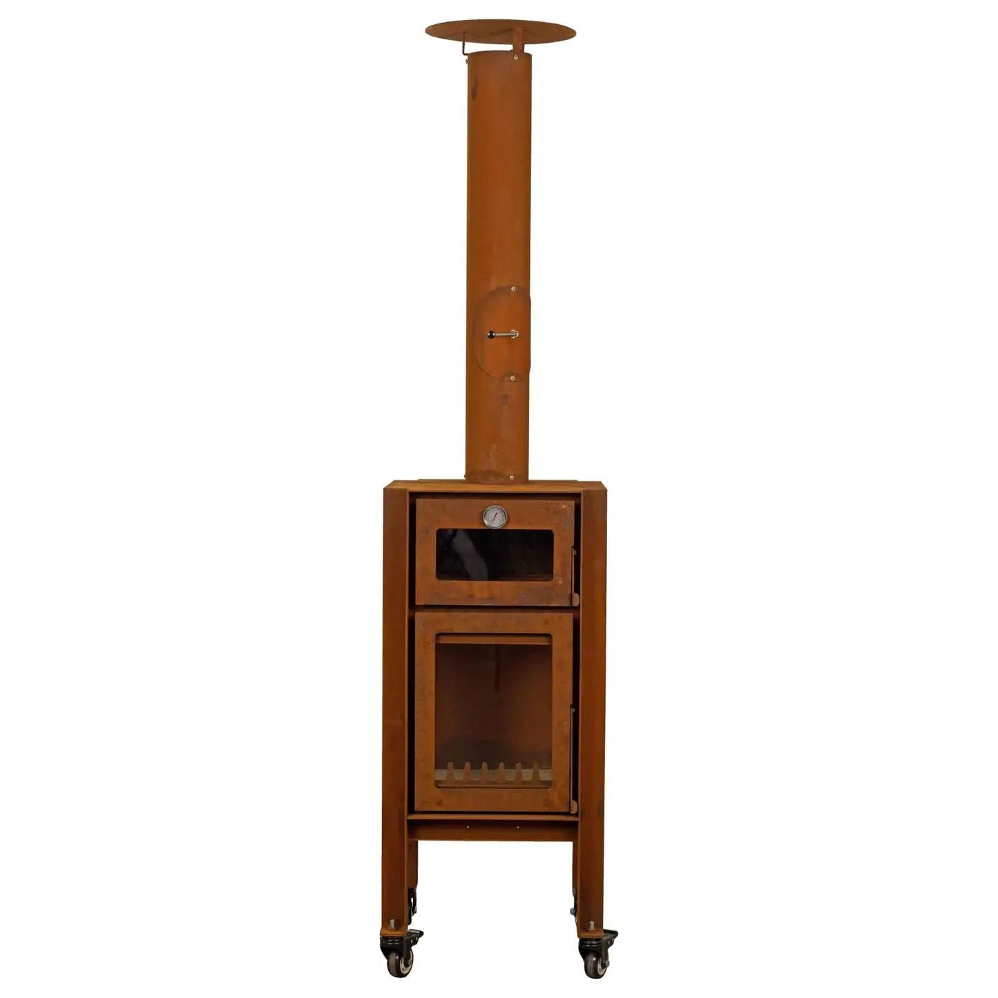 Ferro Corten Steel Wood Burning Rusty Pizza Oven