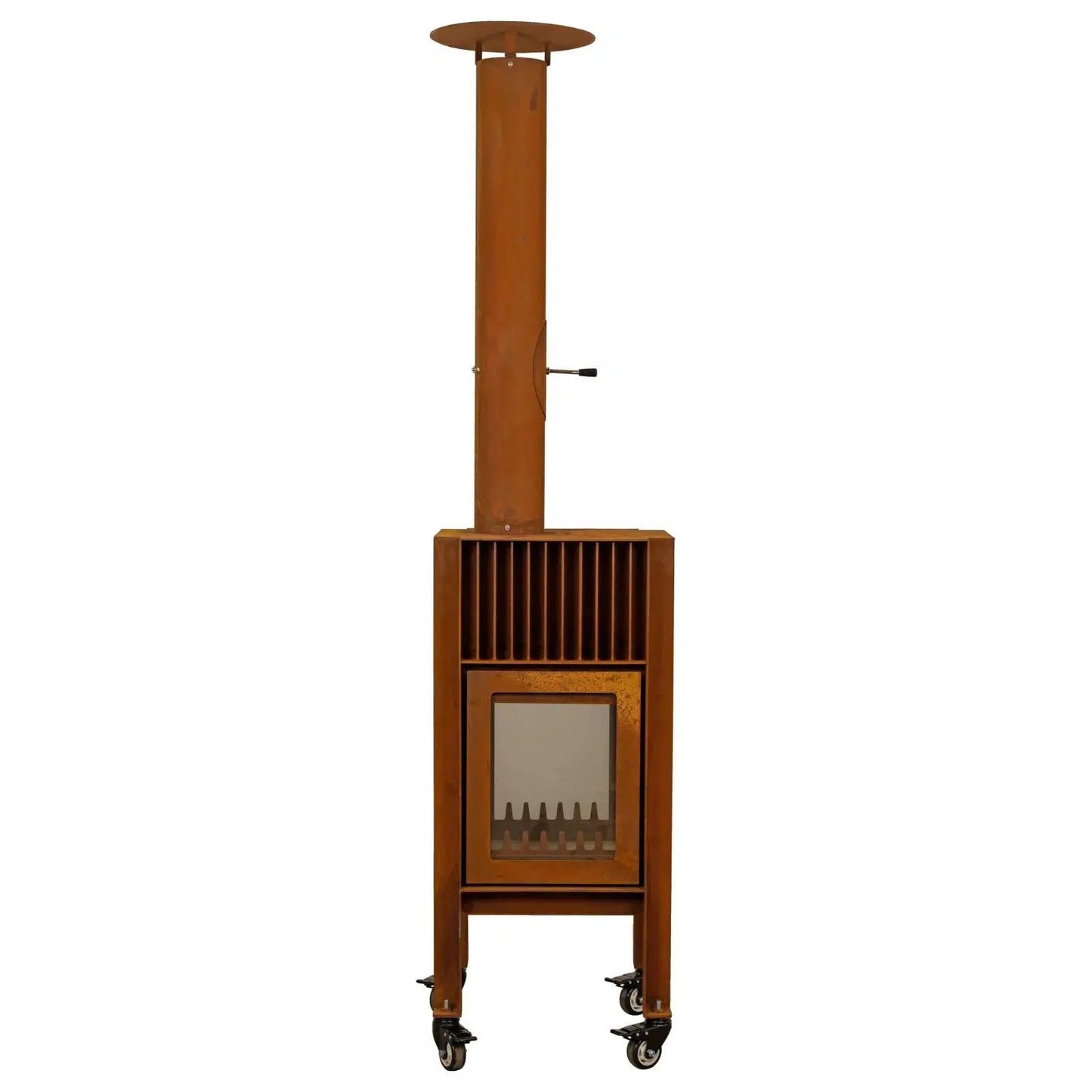 Ferro Corten Steel Wood Burning Rusty Pizza Oven
