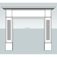 Fluted Windsor Mdf Mantle