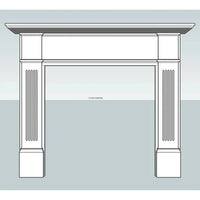 Fluted Windsor Mdf Mantle