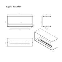 Foco One 1200 Ethanol Fireplace
