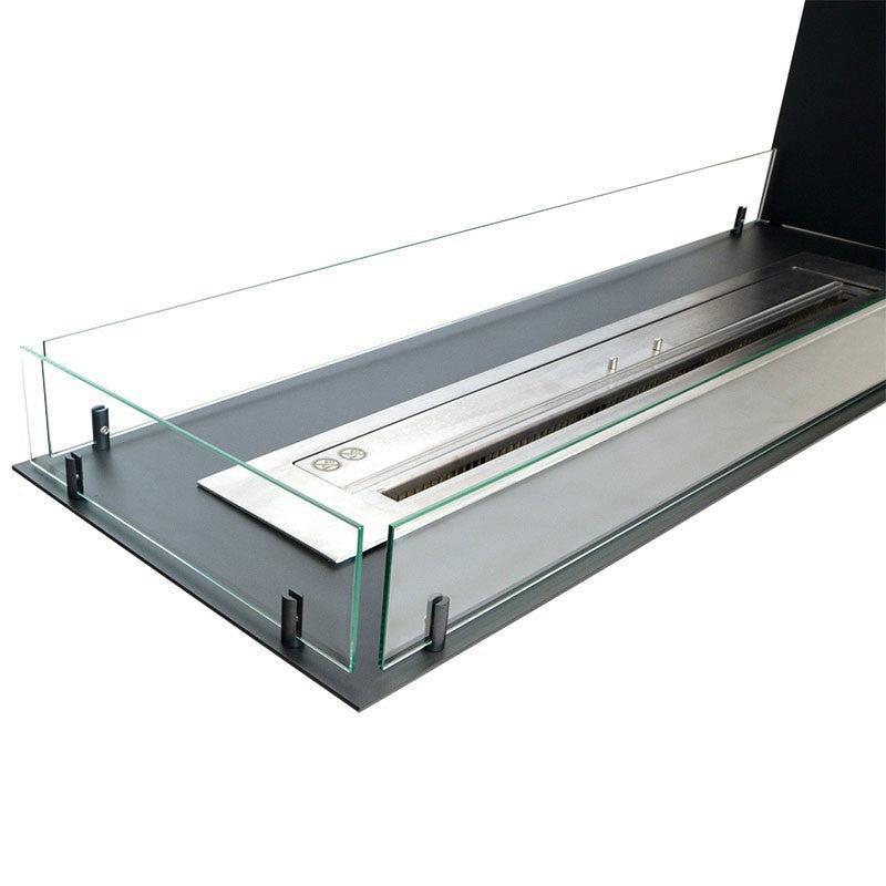 Foco Room Divider 1200 Triple Sided Ethanol Fireplace