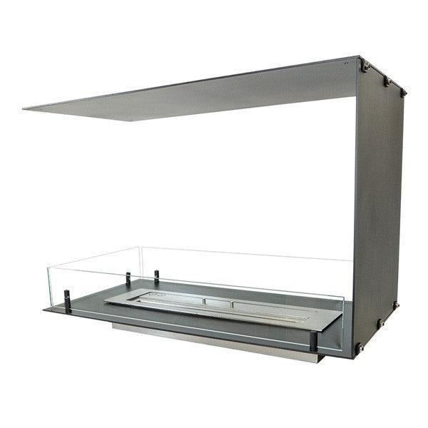 Foco Room Divider 800 Triple Sided Ethanol Fireplace