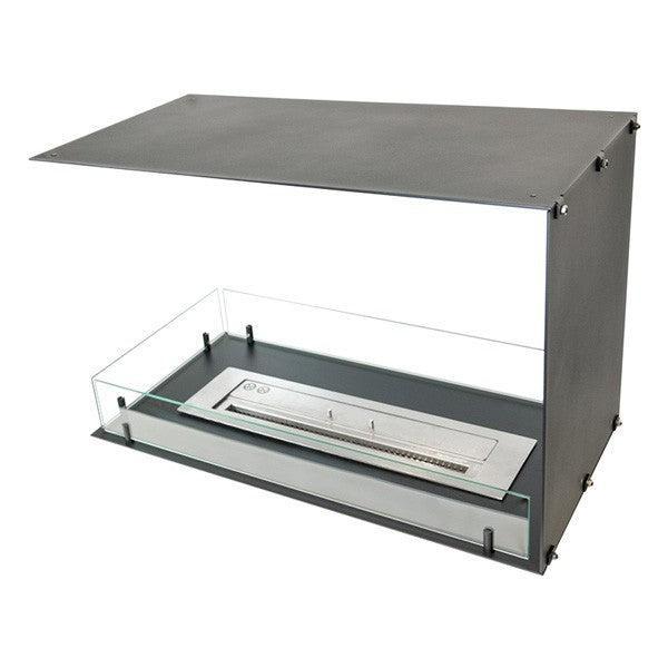 Foco Room Divider 800 Triple Sided Ethanol Fireplace