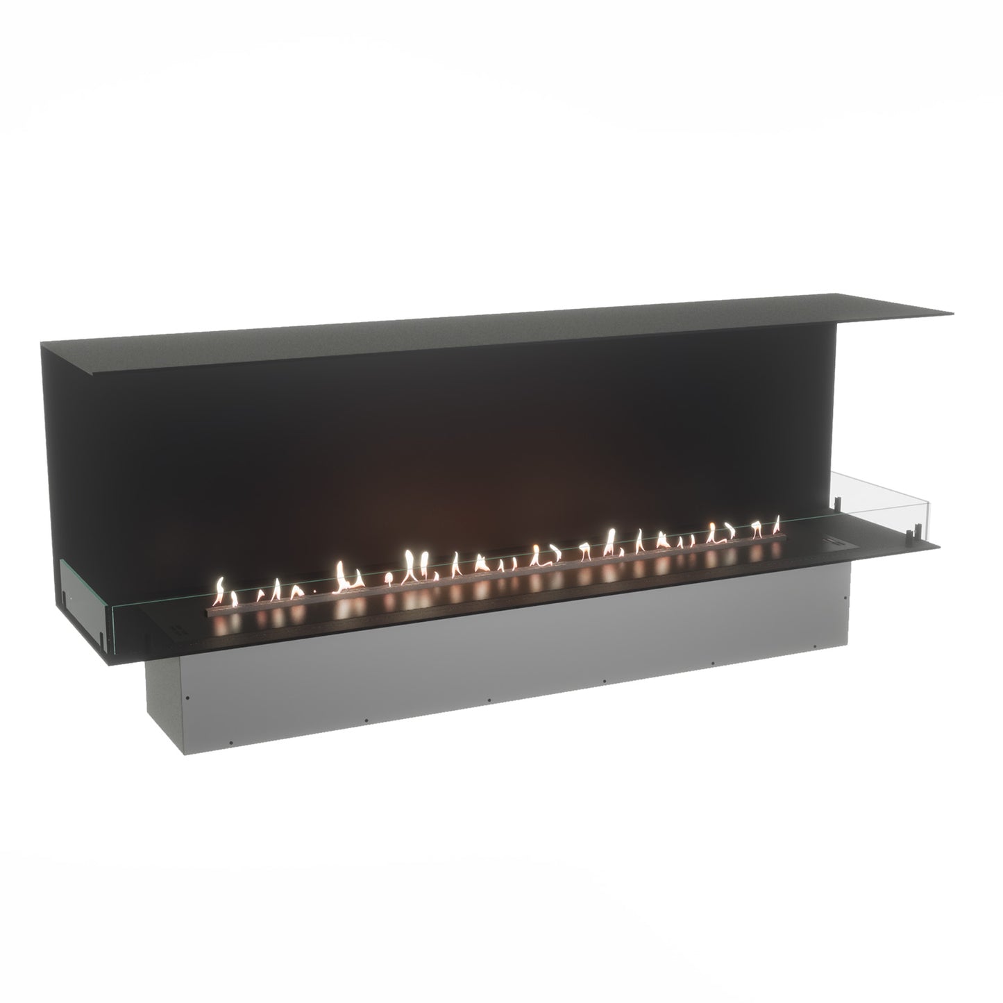 Foco Three 1800 Triple Sided Ethanol Fireplace (Made to Order)