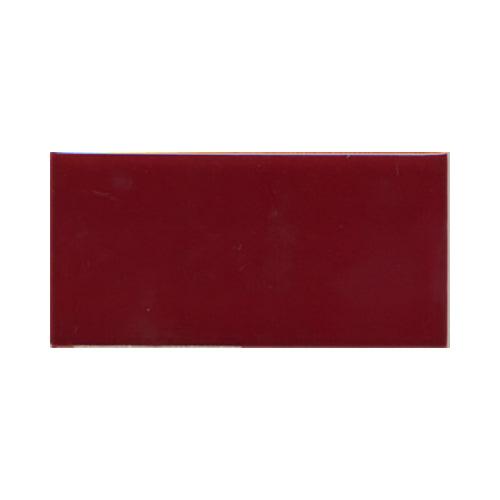 H & E Smith 152x76x9mm (6x3") Burgundy - Fireplace Tile