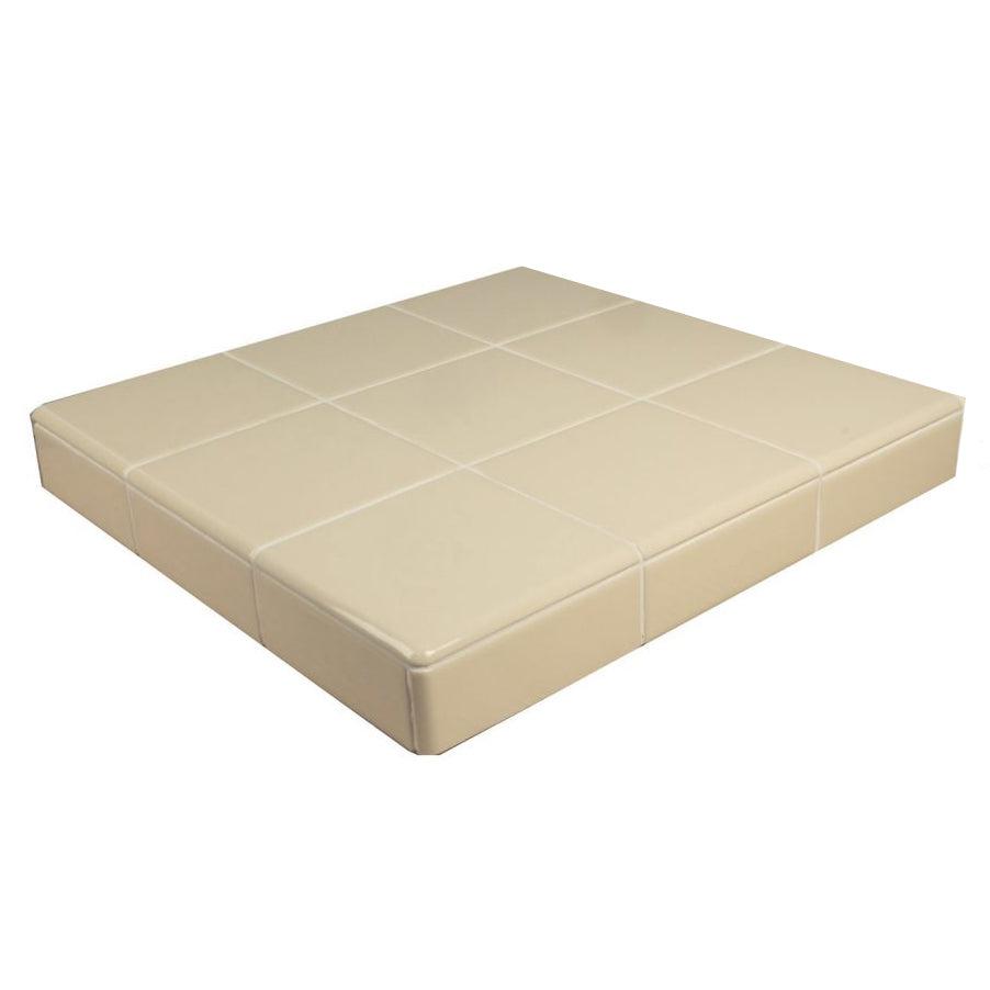 H & E Smith 152x76x9mm (6x3") Ivory - Fireplace Tile