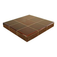 H & E Smith 152x76x9mm (6x3") Teapot Brown - Fireplace Tile
