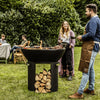 Hergom Cast Iron Fire Pit with High Base (Complete)