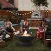 Hergom Cast Iron Fire Pit with Low Base (Complete)