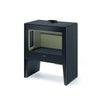 Hergom Glance L Freestanding Wood Fireplace w Legs