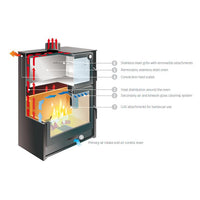 Hergom Laredo Freestanding Wood Cooker