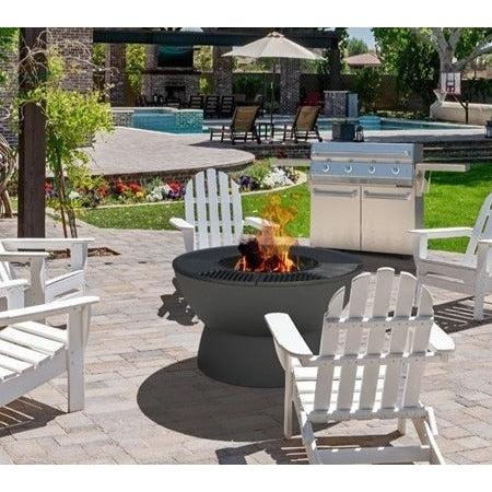 Hergom Meteor Cast Iron Fire Pit with Low Base (Complete)