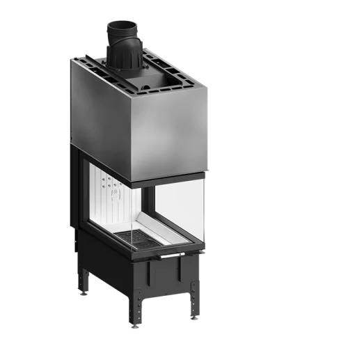 Hestia 1000 Guillotine Peninsula Wood Fireplace