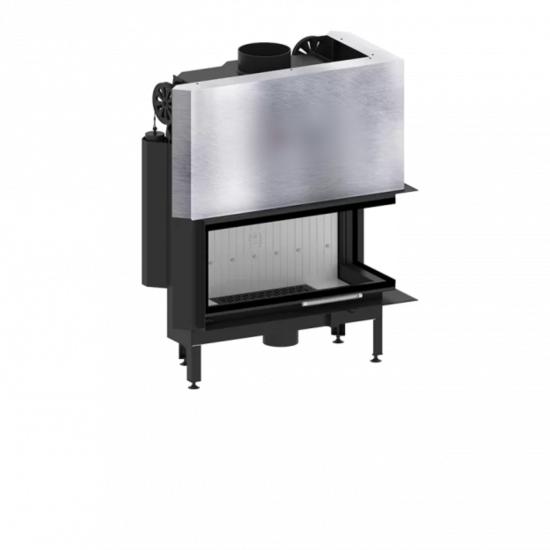 Hestia 1000 Guillotine Right Wood Fireplace