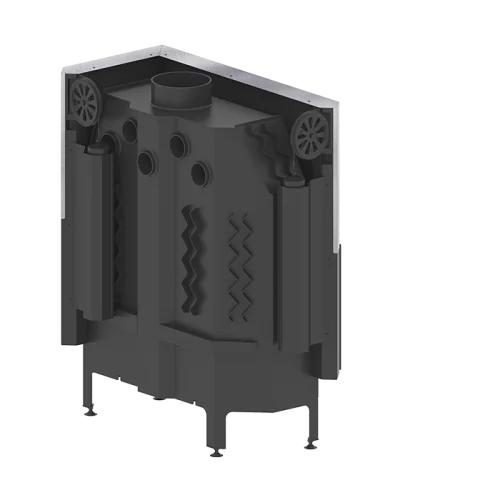 Hestia 1000 Guillotine Right Wood Fireplace