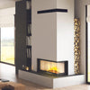 Hestia 1000 Guillotine Right Wood Fireplace