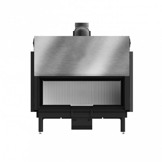 Hestia 1400 Guillotine Glass Fronted Wood Fireplace