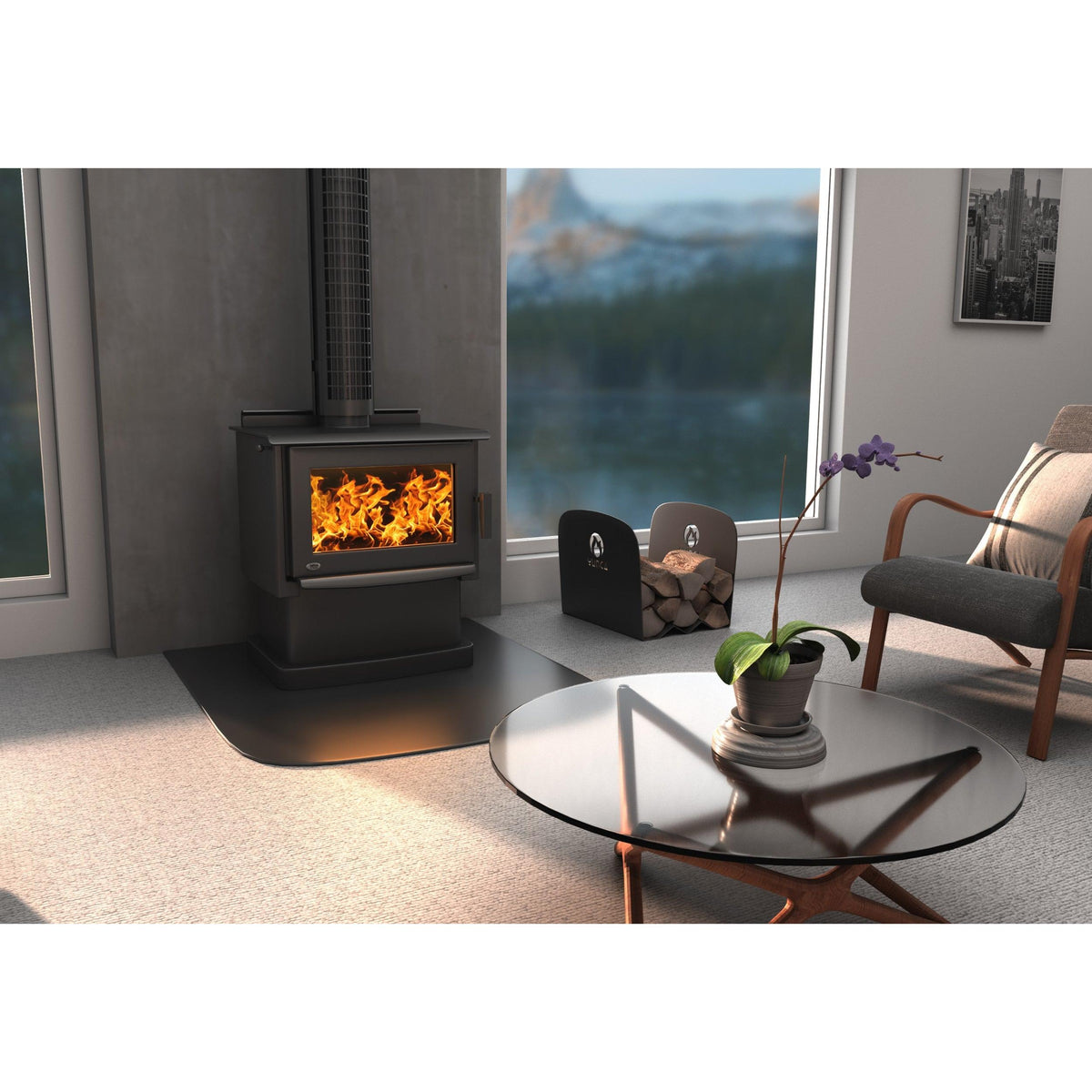 Yunca Monte Eco Wood Fireplace